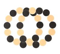 Didiseaon Pièces de Dames en Plastique 32 Pcs Beige et Noir, Pions pour Jeu de Société, Jetons de Backgammon Compacts et Légers, Accessoires Polyvalents pour Jeux de Plateau et Voyages