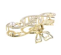 Didiseaon Pince à Cheveux Grosse De Note De Musique Et Et Artificielle, Pince à Griffes Pour Femmes, 10,5 Cm, Accessoire Coiffure Élégant Pour Cheveux Longs Et Fins,