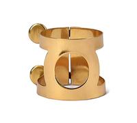 Didiseaon Pince Clip Dorée pour Saxophone Ténor Drop E Laiton avec Double Vis Accessoire pour Embouchure Sax Alto Stabilisateur Flexible pour Performance Musicale