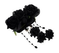 Didiseaon Pinces À Cheveux Roses Style Gothique Pince À Cheveux Tendance En Tissu Pince À Cheveux Pour Filles Accessoire De Scène