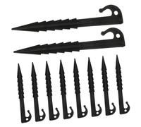 Didiseaon Piquets De Tente Plastiques 14,6 Cm Lot de 10 Piquets Résistants Au Vent pour Fixation De Tente Camping Jardin Randonnée Accès Multi-Usage en Extérieur