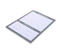 Didiseaon Planificateur Hebdomadaire de Repas Effaçable pour Cuisine Carnet Détachable pour Menus et de Courses Organiseur Familial Pratique