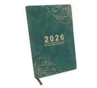 Didiseaon Planner Format Vert Agenda Décoratif Annuel pour Organisation Quotidienne avec Pages Mensuelles et Hebdomadaires Coin Arrondi et Épais pour Noël et An