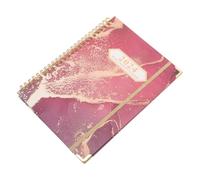 Didiseaon Planning Hebdomadaire Spiralé Carnet de Notes Anglais pour Étudiants Bureau et Voyage Bloc Notes Organiseur Pratique et Élégant