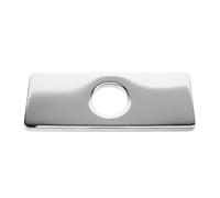 Didiseaon Plaque de recouvrement pour trou de robinet d'évier, rosace | Couvercle d'étanchéité rectangulaire pour robinet, joint en mousse, pour éviers de buanderie, salle de bain et cuisine