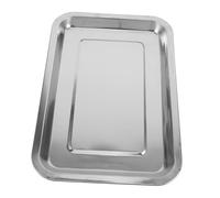 Didiseaon Plaque Pâtisserie Acier Inoxydable Plateau Four Plat sans Revêtement Finition Miroir Lisse Antiadhésif Naturel pour Cuisson et