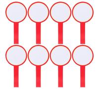 Didiseaon Plaques de Score Portables Double Face en Pvc, Lot de 8 Pièces, Tableau de Bord des Votes Effaçable à Sec, pour Juges et Arbitres