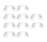 Didiseaon Plaquettes Nasales de Lunettes en Silicone Forme U, Lot de Set de