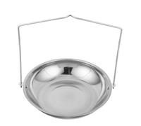 Didiseaon Plateau de Pesage de Palette en Acier Inoxydable, Chaîne Fine, Mesure de Précision, Accessoire pour Balance Suspendue Industrielle et Boulangerie