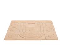 Didiseaon Plateau en Bambou pour Fabrication de Bracelets et Colliers, Planche à Perler 40 X 29 Cm, Surface Lisse Gabarits Organisés, Planche à Motifs pour Perles, DIY Bijoux et Création