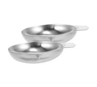 Didiseaon Plateaux de Pesée Électroniques 2 Pcs en Acier Inoxydable, Plateau pour Bijoux et Poudres, Doseur Précis pour Balance Numérique, Usage Laboratoire et Pesage de Pierres Précieuses