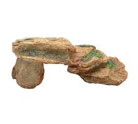 Didiseaon Plateforme de Basking Résine Décorative pour Reptiles Cachette et Cachette pour Lézards Tortues Habitat Terrarium Décoration Multi-Usage pour Animaux Exotiques