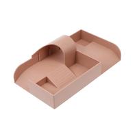 Didiseaon Plateforme Tortue Flottante en Plastique Marron, Rampe d'escalade pour Aquarium, Décoration et Habitat pour Tortues Aquarium d'eau Douce ou Salée