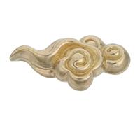 Didiseaon Poignée de Meuble en Laiton Massif Nuage, Bouton de Tiroir pour Armoire Vintage, Quincaillerie de Porte Fantaisie, Finition Originale Dorée, pour Placards et Cuisines Rétro,