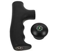 Didiseaon Poignée de Poignée de Bâton de Randonnée Légère avec Boussole Intégrée Adaptateur pour Canne de Marche et Grip de Bâton de Trekking pour Camping Randonnée et Alpinisme