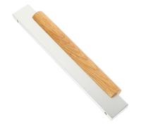 Didiseaon Poignée de Porte de Meuble en Bois Massif et Alliage D'aluminium Longue Poignée Cuisine 160 Mm Finition Argenté Mat Rustiques pour Armoires Tiroirs et Placards Accessoires Solide