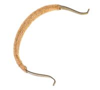 Didiseaon Poignée de Rechange pour Théière Vintage en Corde de Chanvre, Grosse Taille Fixation Extérieure, Accessoire Anti-brûlure pour Bouilloire Rustique, Poignée Remplaçable