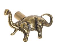 Didiseaon Poignée de Tiroir Dinosaure en Laiton Ancien, Bouton de Meuble Doré pour Chambre D'garçon et Filles, Commode et Armoire, Lot de 1 Poignée Décorative pour Bureau, Bibliothèque