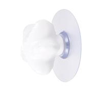 Didiseaon Poignée Ventouse en Céramique Blanche Étoile de Mer pour Porte | Base Solide, Finition Résistante, Usage Maison et Dortoir, Adaptée aux Couvercles de Toilettes et Portes Vitrées