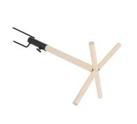 Didiseaon Pole Swing de Poule perchoir d'oiseaux représente des Cages perchoir d'entraînement Poussin en Bois perchoirs à Oiseaux Perche à Cage d'oiseau Support Bois Perroquet Le Fer Kaki