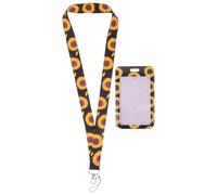 Didiseaon Porte-badge et Clip Rétractable avec Cordon en Polyester Solide pour Cartes D'identité, pour Ingénieurs et Journalistes Bureau Déplacement
