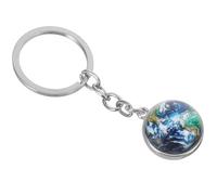 Didiseaon Porte-clés Globe Terre Compact Léger Ornement Suspendu pour Sac Porte-clés Garçon Fille Original