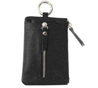 Didiseaon Porte-clés Multifonctionnel Cuir Sac à Main Porte-Monnaie Compact avec Fermeture Éclair Verrous Pratique pour Clés Monnaie et Billets Portable pour Usage Quotidien