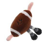 Didiseaon Porte-clés Peluche de Ballon de Rugby Doux avec Pieds et Mains, Accessoire Décoratif Sportif pour Maison et École, Peluches de Football pour Fans de Sport, Présent Original