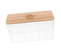 Didiseaon Porte-Coton Menthe Organiseur De Maquillage Unité De Rangement Organisateur De Soins De La Peau Éponge De Maquillage Démaquillant De Rangement pour Vernis À Ongles