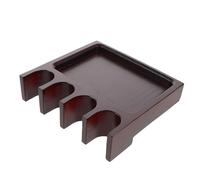 Didiseaon Porte-queues Mural Billard Support Emplacements Base Lestée Antidérapant avec Porte-Craie Organisation Pratique