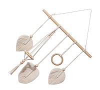 Didiseaon Porte- -tête En Macramé Support Pour Nœuds Décoration Murale Articles Pour La Maison Cintre En Corde De Coton