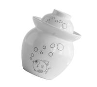 Didiseaon Pot Céramique Kimchi avec Couvercle Étanche pour Fermentation Conservation et Lactofermentation des Légumes Pot Traditionnel Hermétique pour Choucroute et Cornichons