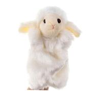 Didiseaon Poupée à Main Mouton en Peluche pour Bébé Taille Moyenne Couleur Aléatoire Jouet Apaisant pour Garçon Et Filles Fêtes Et Apprentissage Précoce