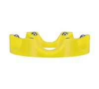 Didiseaon Présentoir à Balles Porte-Boules de Bowling Rotatif 360° en Pla Jaune, Support Stable Anti-Rayures pour Boule de Bowling et Sports Ball, Entraînement Professionnel et Poste