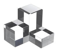 Didiseaon Présentoirs Artisanaux Avec 3 Cubes En Acrylique Chevalets Polyvalents Pour Bijoux
