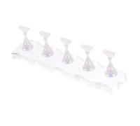 Didiseaon Présentoirs pour Nail Art 1 Ensemble de Supports à pour Présentation de Pointes de Nail Art Supports de Support de Pratique Supports à Créatifs pour Faux