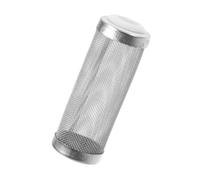 Didiseaon Protection D'entrée de Filtre D'aquarium en Acier Inoxydable Argenté, Crépine Réutilisable Facile à Nettoyer pour Accessoires Aquarium et Filtration