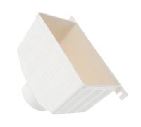Didiseaon PVC Carré Gouttière Adaptateur Descente Eau de Pluie pour Collecte et Résistant Impact Installation Facile pour Villas et Maisons
