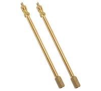 Didiseaon Rallonge Compatibilité de Tige en pour de Soupape Or Cuivre et Trottinette Polyvalente et Gonflage Pratique, Accessoire Indispensable Électrique Pneus pour L'extension de Valve