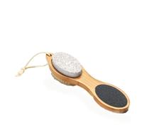 Didiseaon Râpe Pédicure Double Face Bambou Naturel pour Soin des Exfoliation et Élimination Callosités Outil Ergonomique pour Peau Dure et Gommage