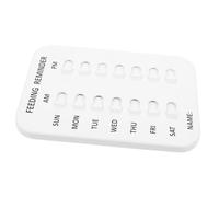 Didiseaon Rappel Alimentation pour Animaux Portable Plastique Tableau Mémo pour Chiens et Accessoire Pratique pour Maison et