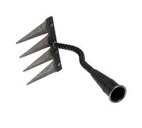 Didiseaon Râteau de Jardin Multifonctionnel Acier Renforcé Outil de Désherbage Nivellement Sol pour Vos Tâches de Jardinage
