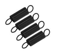 Didiseaon Ressort de Verrouillage pour Porte de Four à Micro-ondes, Lot de 4 Pièces en Métal Noir, Accessoire de Remplacement Cuisine