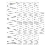 Didiseaon Ressort de Vidange en Acier Inoxydable 10 Pièces, Taille Moyenne 1,2x22x100 Mm, Ressort de Remplacement pour Bouchon D'eau Lave-linge, Accessoire Étanchéité et Anti-calcaire,