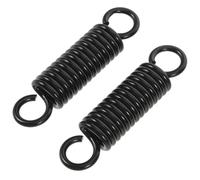 Didiseaon Ressorts de Balançoire 2 Pcs en Acier au Carbone 6 MM X 150 MM avec Crochets Pivotants Ressorts D’Extension pour Chaise Suspendue Amortisseurs de Choc pour Hamac Extérieur