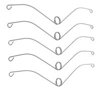 Didiseaon Ressorts Métalliques de Ventilation pour Extracteur de Salle de Bain Lot de 5 Pièces 14 X 156 MM Ressorts de Remplacement Robustes pour Grille D’Aération Tension Optimisée