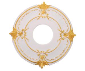 Didiseaon Rosaces de plafond pour luminaires, Φ33,5 cm | Médaillons lumineux décoratifs pour salons, salles à manger, centres commerciaux, chambres à coucher,