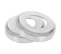 Didiseaon Rosaces en Acier Inoxydable pour Main Courante D’échelle De Piscine Creusée, Plaques De Protection 102x51 Mm, Lot De 2 Couvercles Résistants à L’Usure pour Piscine Et Spa