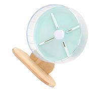 Didiseaon Roue Silencieuse pour Hamster avec Support Stable Roue de Course Compacte pour Chinchillas Souris et Petits Rongeurs Accessoire Exercice Domestique