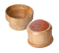 Didiseaon Rouleau De Massage à Boule De Sel Naturel 1 Ensemble Portable Pour Cou Et Épaules En Outil De Relaxation Musculaire Spa -